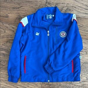 Kids' Cruz Azul Soccer Track Jacket (Officially Licensed)